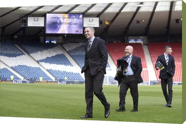 David Weir Scouts Hampden Park Ahead of Rangers-Celtic Scottish Cup Semi-Final