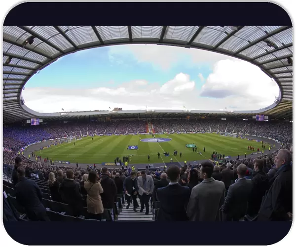 The Epic Showdown: A Sea of Passionate Fans - Rangers vs Celtic Scottish Cup Semi-Final at Hampden Park (2003)
