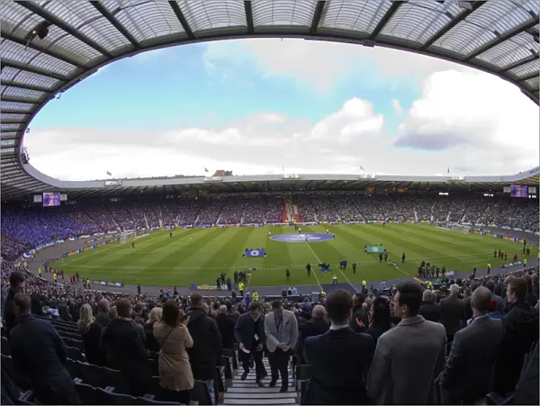 The Epic Showdown: A Sea of Passionate Fans - Rangers vs Celtic Scottish Cup Semi-Final at Hampden Park (2003)