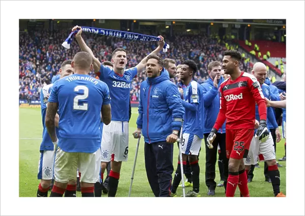 Rangers Football Club: Dom Dom Ball and Harry Forrester's Triumphant Scottish Cup Victory Celebration (2003)