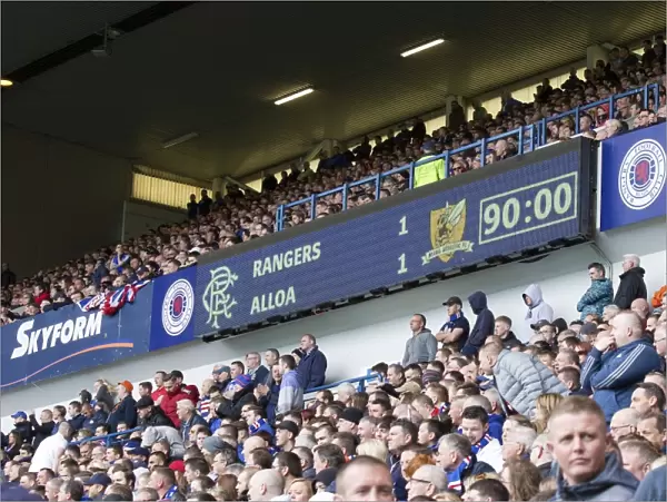 Rangers vs Alloa Athletic: Ibrox Stadium - Championship Match Scoreboard (Scottish Cup Triumph, 2003)
