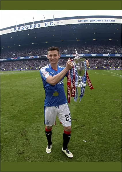 Rangers Football Club: Champions League with Jason Holt and the Ladbrokes Trophy at Ibrox Stadium