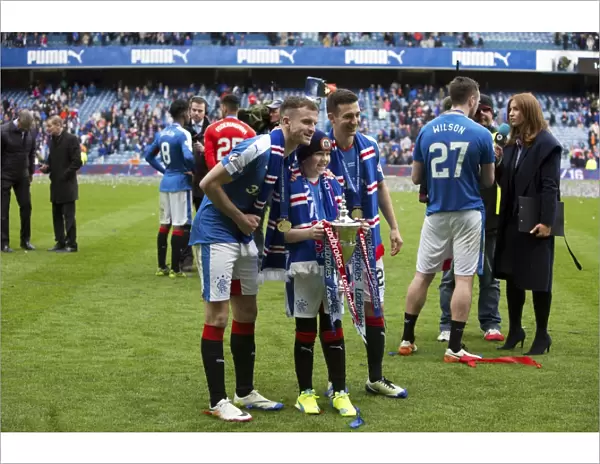 Rangers Football Club: Champions League Victory - Jason Holt and Andy Halliday's Triumphant Moment at Ibrox Stadium