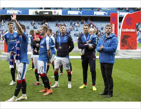 Rangers Football Club: Champions - Lifting the Trophy at Ibrox Stadium