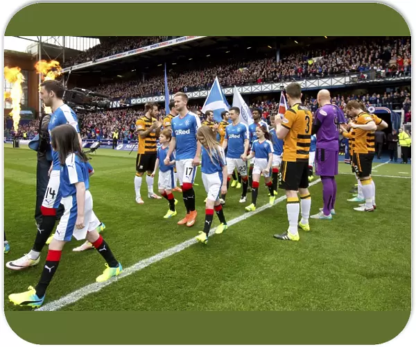 Rangers Football Club: Alloa Athletic's Tribute - Champions Guard of Honor at Ibrox Stadium (Scottish Cup Victory, 2003)
