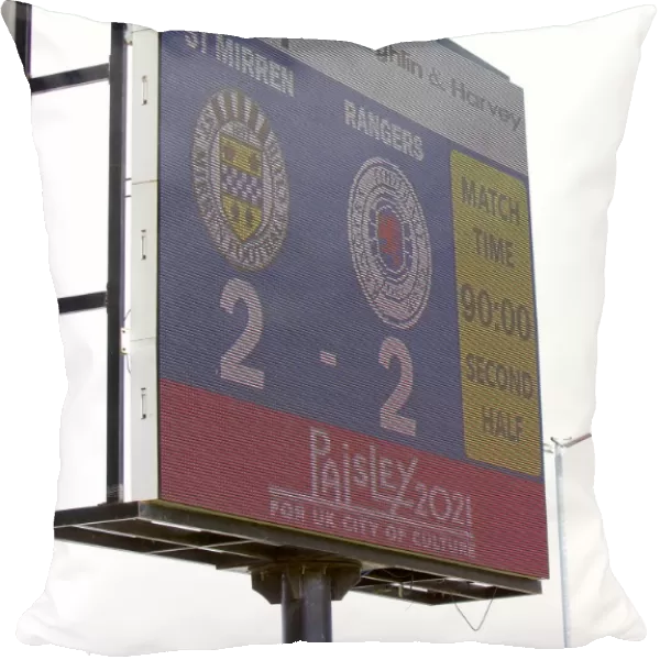 Rangers vs. St Mirren: Championship Showdown at New St Mirren Park - The Scoreboard's Dramatic Tale (Scottish Cup Champions 2003)
