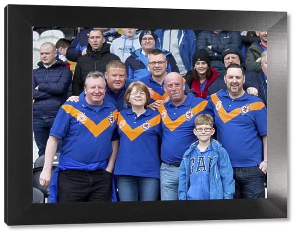 A Sea of Blue: Unwavering Rangers Fans at New St Mirren Park