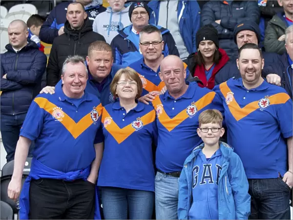 A Sea of Blue: Unwavering Rangers Fans at New St Mirren Park