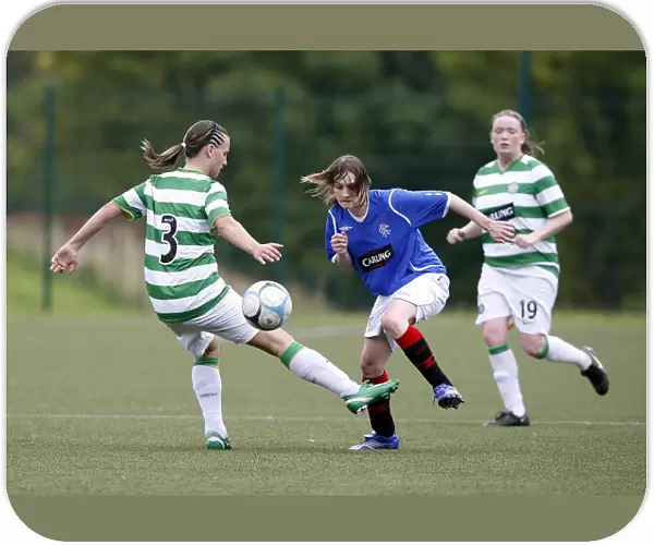 Rangers Laura Crossan Outshines Nikki Black in Talented Clash between Rangers and Celtic Ladies at Lennoxtown, Glasgow - 24-08-08