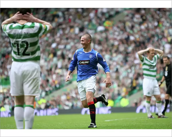 Four-Goal Blitz: Kenny Miller's Epic Performance as Rangers Topple Celtic (SPL, Clydesdale Bank)