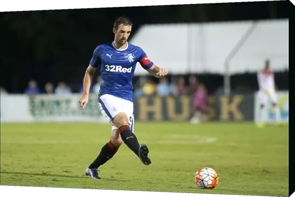 Rangers Lee Wallace in Pre-Season Action Against Charleston Battery at MUSC Health Stadium