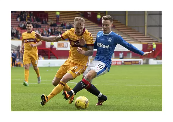 Clash of the Titans: Barrie McKay vs. Richard Tait in Motherwell's Betfred Cup Showdown against Rangers