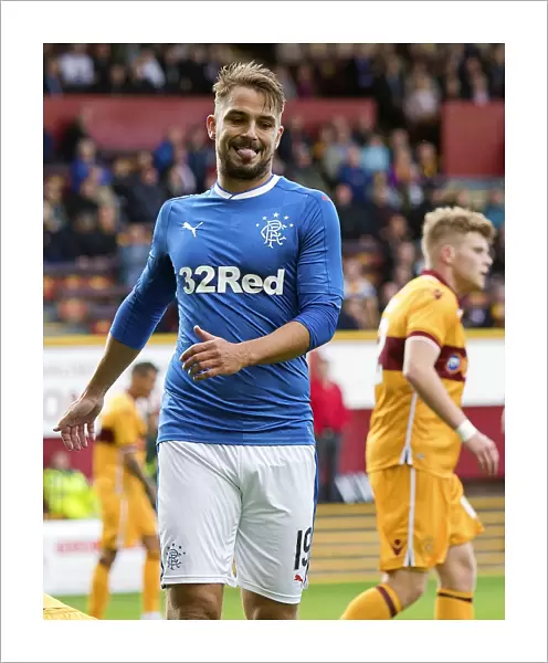 Niko Kranjcar in Action: Rangers vs Motherwell - Betfred Cup Clash at Fir Park