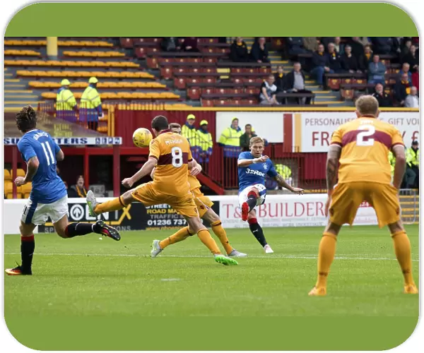Martyn Waghorn Scores the Thrilling Betfred Cup Winning Goal for Rangers at Fir Park Against Motherwell