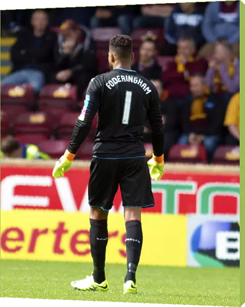 Rangers Wes Foderingham in Action: Motherwell vs Rangers - Betfred Cup (No.1 in Goal)