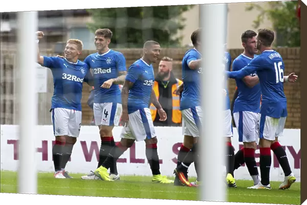 Rangers Martyn Waghorn: Celebrating the Betfred Cup Victory Over Motherwell at Fir Park