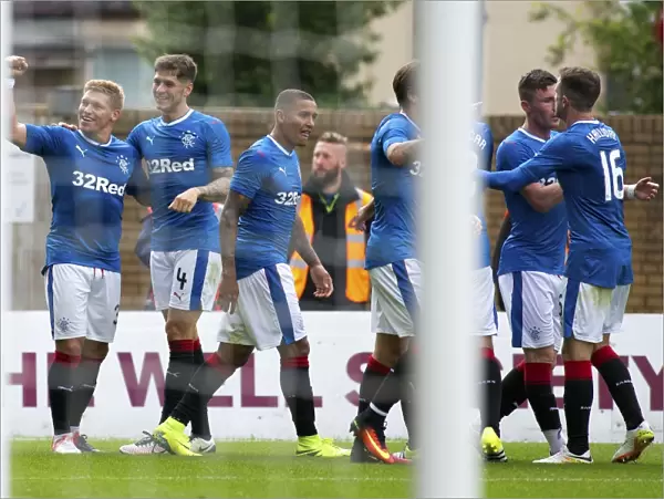 Rangers Martyn Waghorn: Celebrating the Betfred Cup Victory Over Motherwell at Fir Park