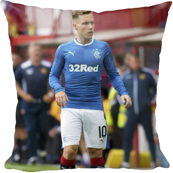 Rangers Barrie McKay in Action: Motherwell vs Rangers - Betfred Cup Clash at Fir Park