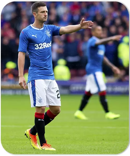 Rangers Jason Holt in Action: Betfred Cup Clash at Fir Park Against Motherwell