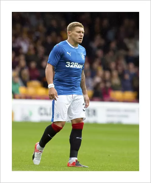 Martyn Waghorn in Action: Motherwell vs Rangers - Betfred Cup Clash at Fir Park