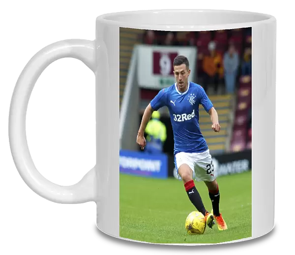 Jason Holt in Action: Motherwell vs Rangers - Betfred Cup Clash at Fir Park