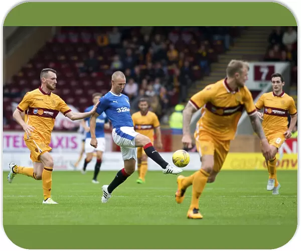 Scottish Cup Champion Kenny Miller in Action: Motherwell vs Rangers, Betfred Cup, Fir Park