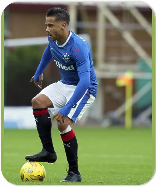 Rangers Harry Forrester in Action Against Motherwell in the Betfred Cup