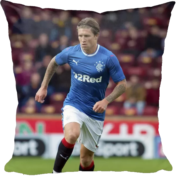 Rangers Josh Windass in Action: Betfred Cup Showdown vs Motherwell at Fir Park