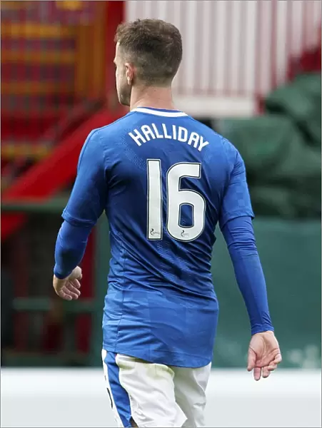 Rangers Andy Halliday in Action: Betfred Cup Showdown at Fir Park