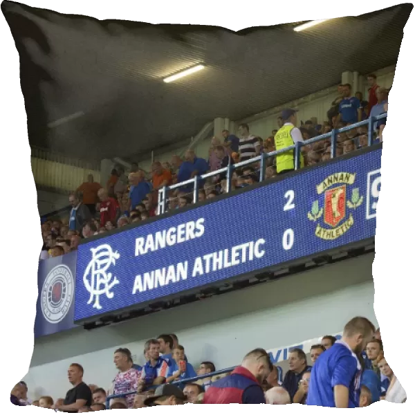 Rangers vs. Annan Athletic at Ibrox Stadium: Betfred Cup Match Scoreboard - Scottish Cup Champions 2003