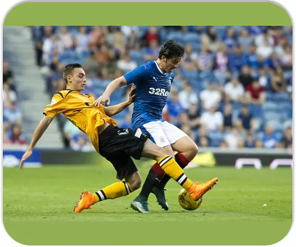Joey Barton vs. Przemyslaw Dachnowicz: The Intense Rivalry in the Betfred Cup at Ibrox Stadium