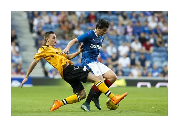 Joey Barton vs. Przemyslaw Dachnowicz: The Intense Rivalry in the Betfred Cup at Ibrox Stadium