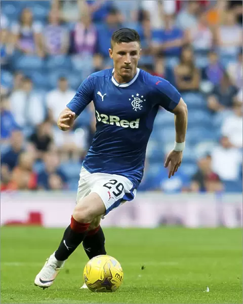 Rangers Michael O'Halloran at Ibrox Stadium: A Flashback to Scottish Cup Glory (Rangers vs. Annan Athletic, Betfred Cup)