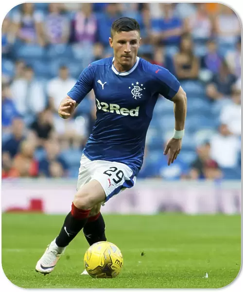 Rangers Michael O'Halloran at Ibrox Stadium: A Flashback to Scottish Cup Glory (Rangers vs. Annan Athletic, Betfred Cup)