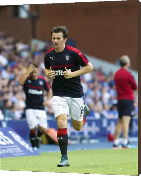 Rangers FC: Joey Barton's Focused Warm-Up Ahead of Betfred Cup Clash with Annan Athletic at Ibrox Stadium