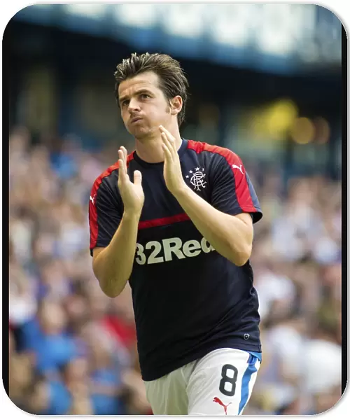 Rangers FC: Joey Barton's Intense Warm-Up Before Betfred Cup Match vs. Annan Athletic at Ibrox Stadium