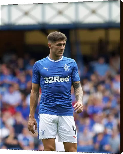 Rangers Rob Kiernan Honors Scottish Cup Tradition at Ibrox Stadium: A Tribute to Past Glories (Rangers vs. Annan Athletic, Betfred Cup)