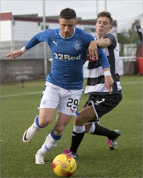 Intense Rivalry: O'Halloran vs Murray at the Betfred Cup Clash between Rangers and East Stirlingshire