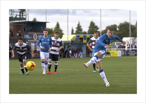 Andy Halliday Scores Penalty for Rangers at Ochilview Park