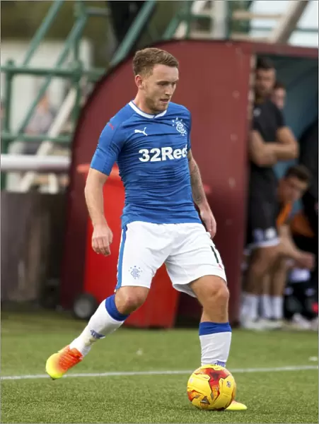Rangers Lee Hodson in Action at Ochilview Park during Betfred Cup Match