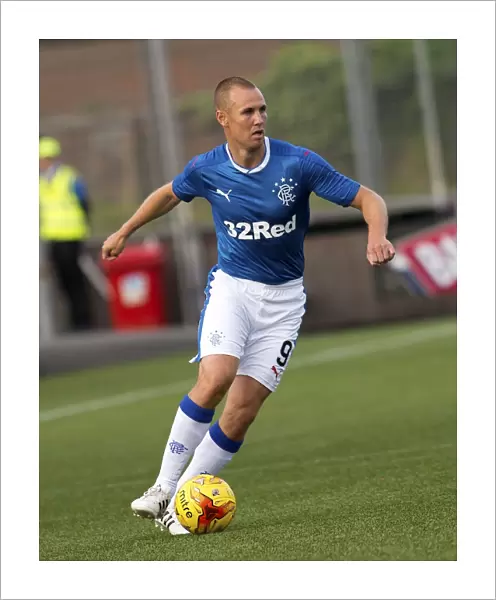 Rangers Kenny Miller in Action: Betfred Cup Clash at Ochilview Park