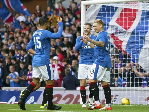 Rangers Martyn Waghorn Scores Thrilling Betfred Cup Goal at Ibrox Stadium