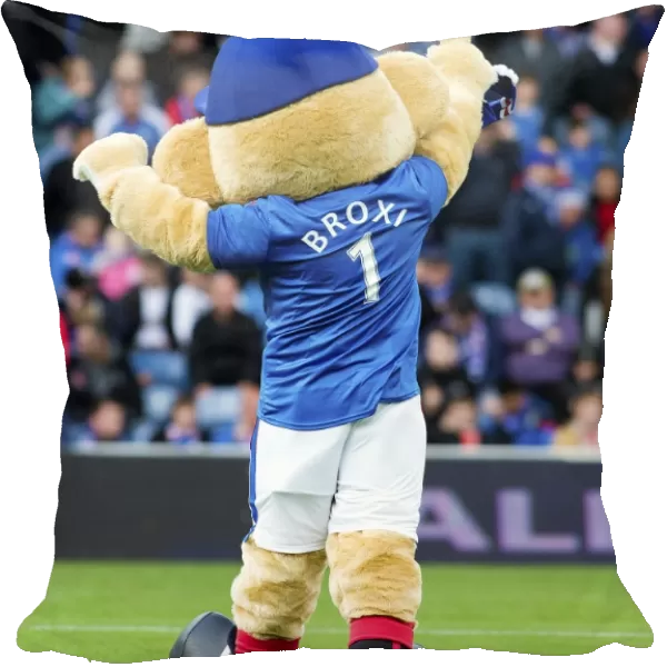 Roaring Broxi Bear at Ibrox: Rangers vs. Stranraer - Betfred Cup