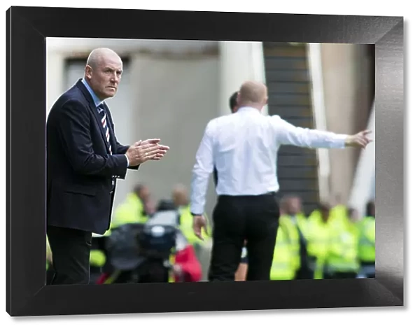 Mark Warburton Leads Rangers FC at Ibrox Stadium during Scottish Cup Victory Match vs Burnley (2003)