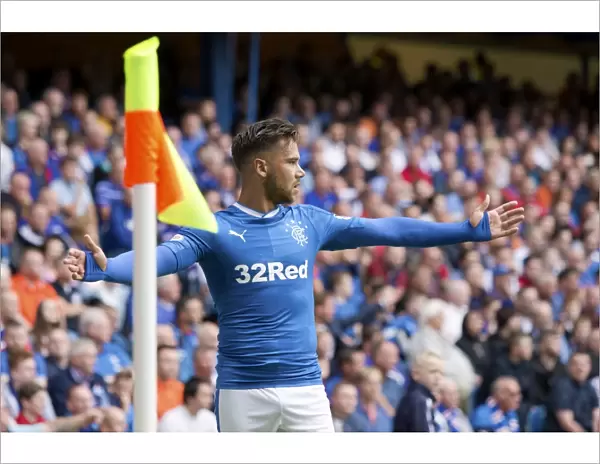 Scottish Cup Triumph at Ibrox: Rangers Harry Forrester Celebrates