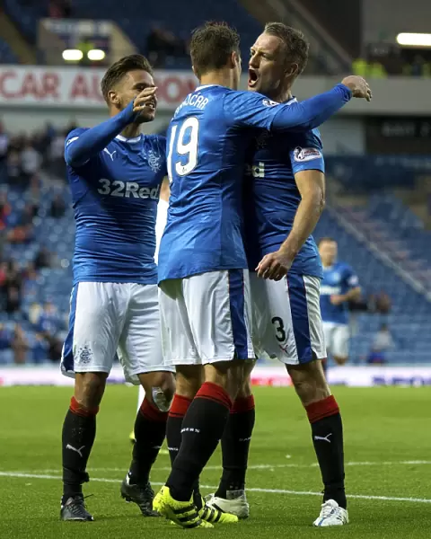 Rangers Clint Hill Doubles the Joy: Celebrating at Ibrox in the Betfred Cup