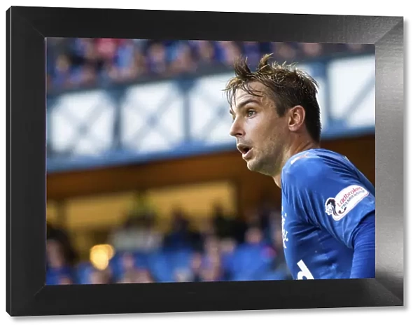 Rangers Niko Kranjcar in Action at Ibrox Stadium during the Betfred Cup Match against Peterhead
