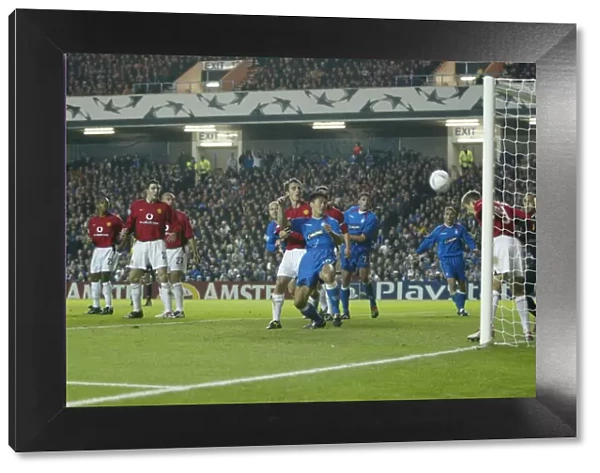 Manchester United's Victory Over Rangers: 1-0 (22 / 10 / 03)