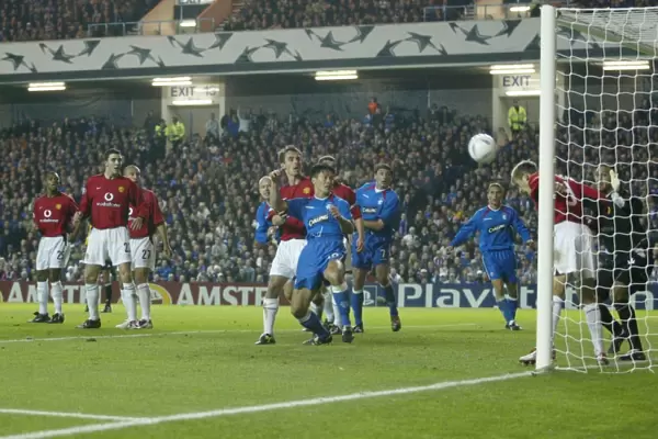 Manchester United's Victory Over Rangers: 1-0 (22 / 10 / 03)