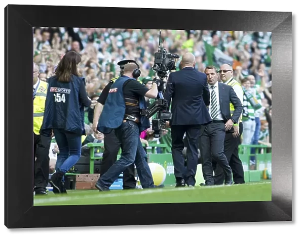 Mark Warburton and Brendan Rodgers: A Celtic Park Handshake in the Ladbrokes Premiership